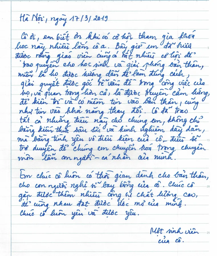Phản hồi học viên