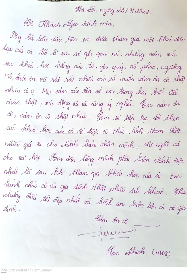 Phản hồi học viên